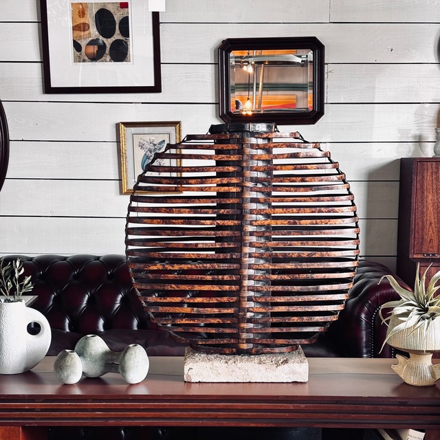 Bamboo Flower Vase 竹で編まれたフラワーベース