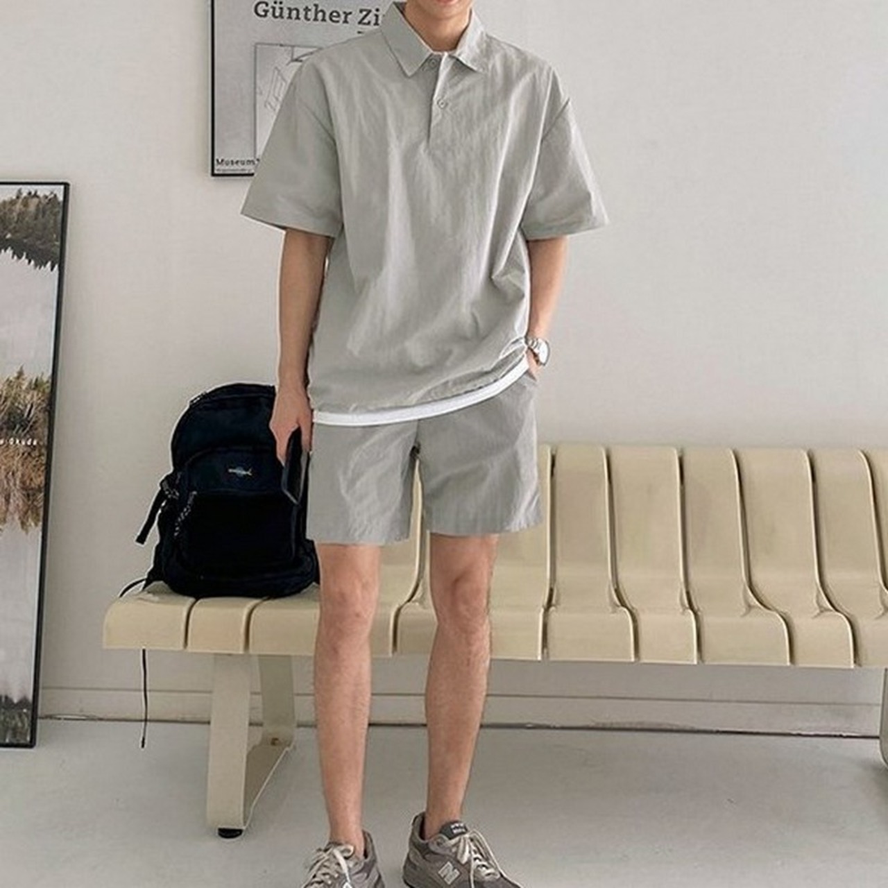 半袖プルオーバー＆ショーツセットアップ　MT0080216