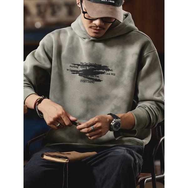 Front print design hoodie P417