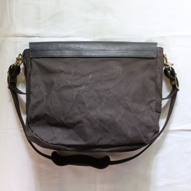vasco キャンバスレザーメールバッグ LARGE VS-248P (BLACK vasco キャンバスレザーメールバッグ LARGE VS-248P (BLACK