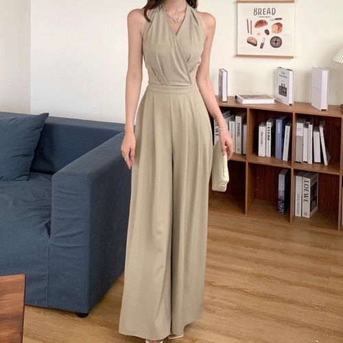 バックリボンカシュクールオールインワン ・11840