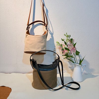 B.stuff 「パラフィンキャンバス」2WAYショルダーバッグ