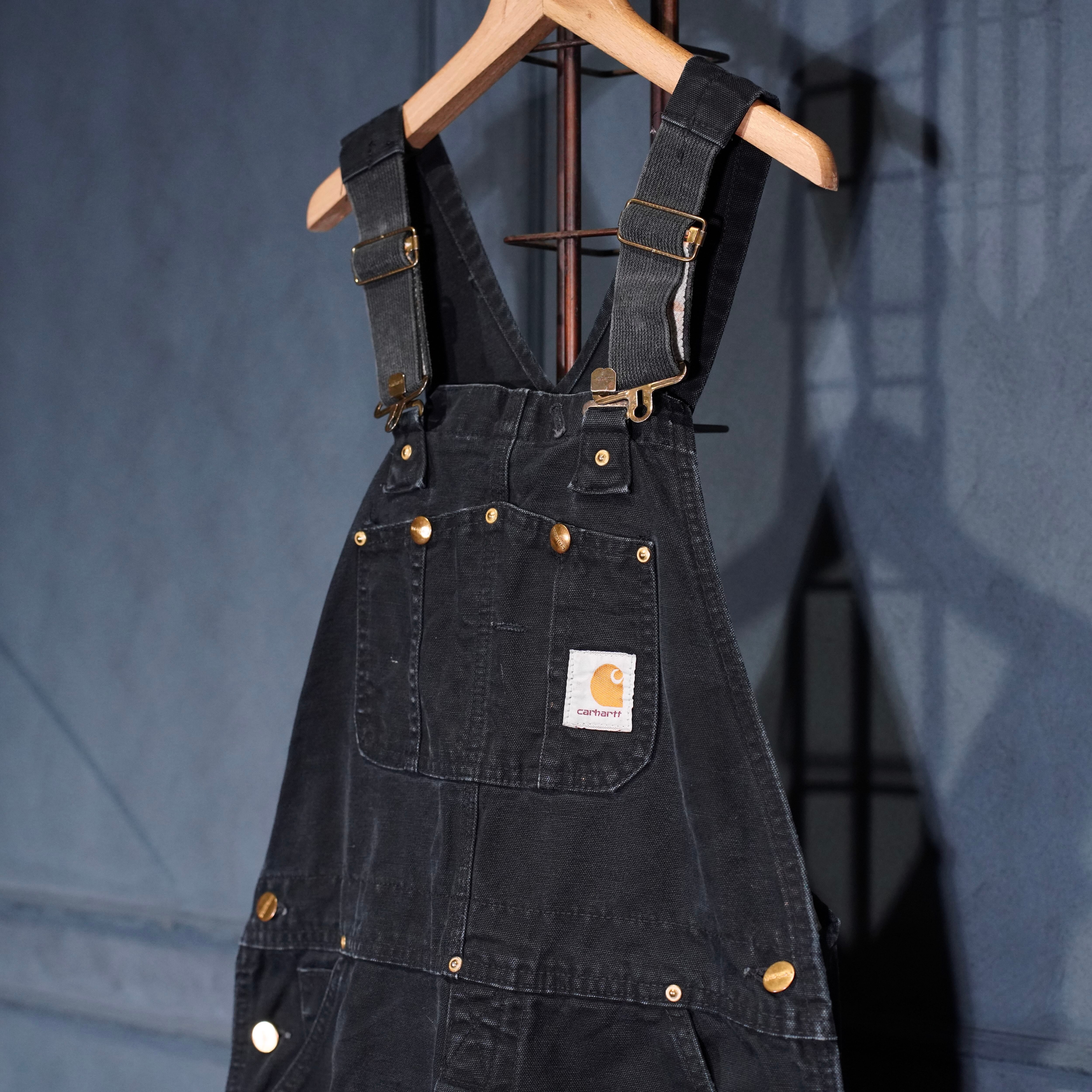 80's USA VINTAGE Carhartt FADED DESIGN DUCK OVERALL/80年代アメリカ