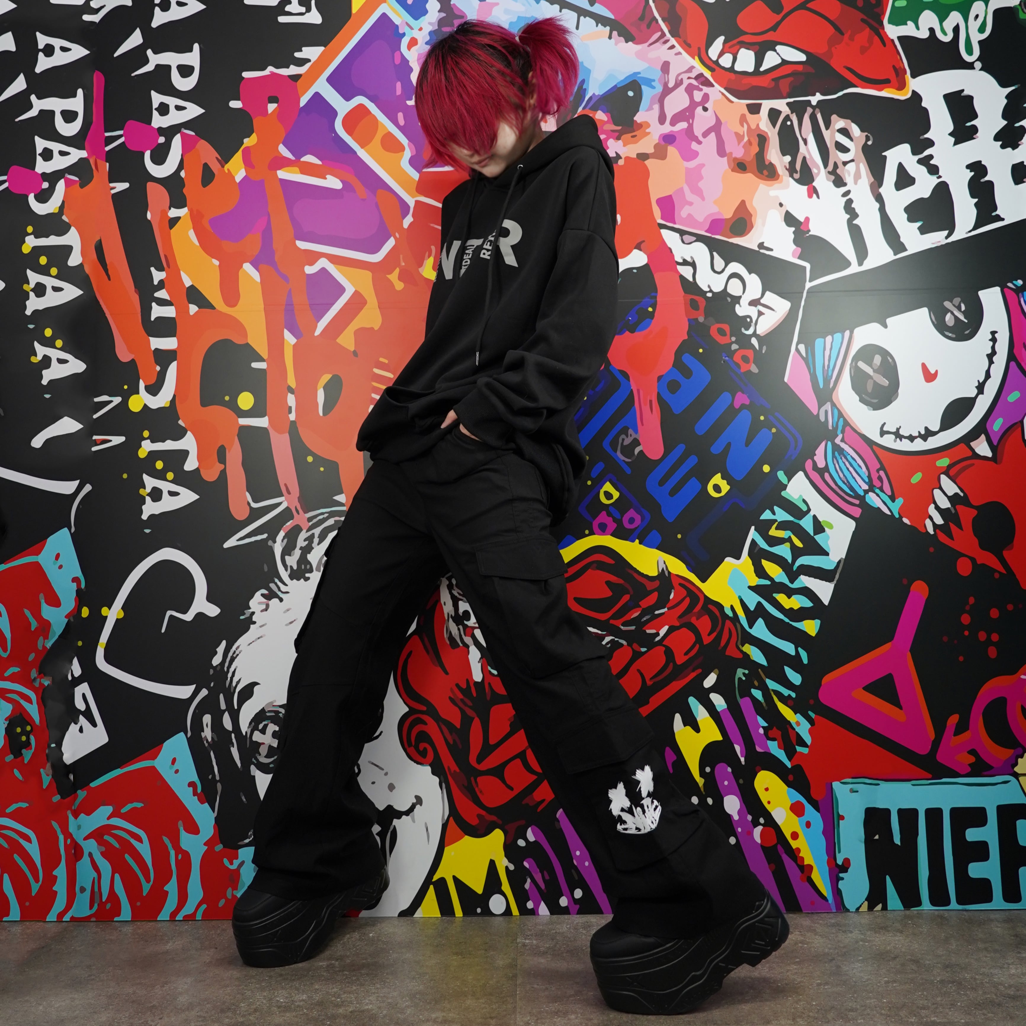 【やすさま専用】NieRパーカー BLACK CAT MOON LOGO PARKA | NIER CLOTHING