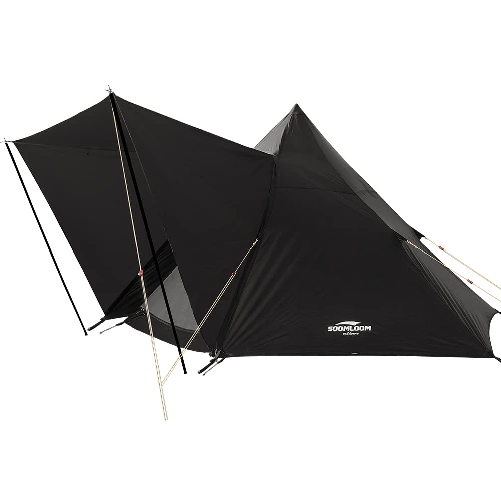 Soomloom 5~6人用テント Pristine M ワンポール インナー付き365x315x200/335x290x200 日除け 快適さ 防風/防雨/UVカット/通気 家庭/カップルキャンプ/アウトドア