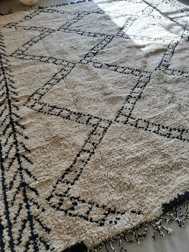 Moroccan rug Beni Ourain 303✕313cm