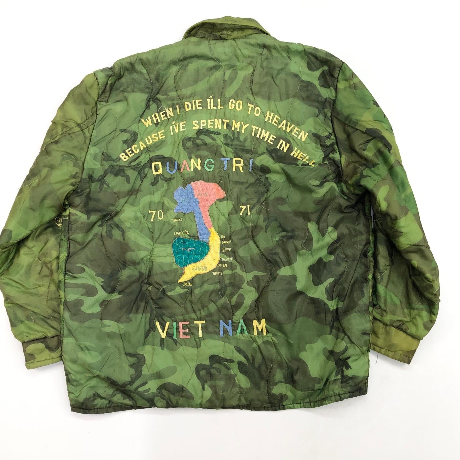 スーベニアジャケット 60-70年代 ベトジャン ウッドランドカモ カモ