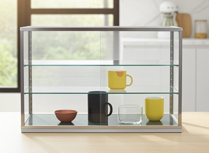 16M20 幅600/高さ437mm 業務用 ガラスケース ショーケース