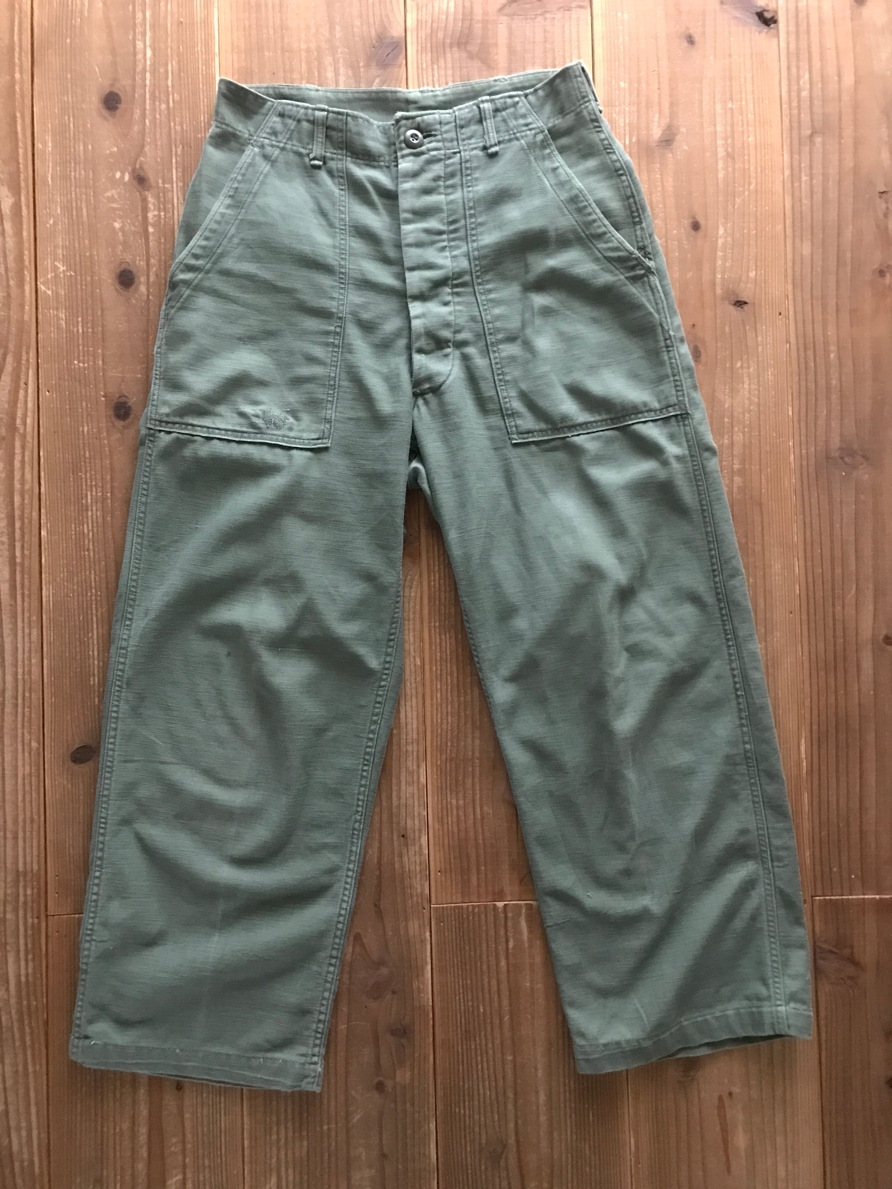 70's　U.S.ARMY　ベイカーパンツ　ボタンフライ仕様　表記(30ｘ31) | Garage Vintage Clothing powered  by BASE