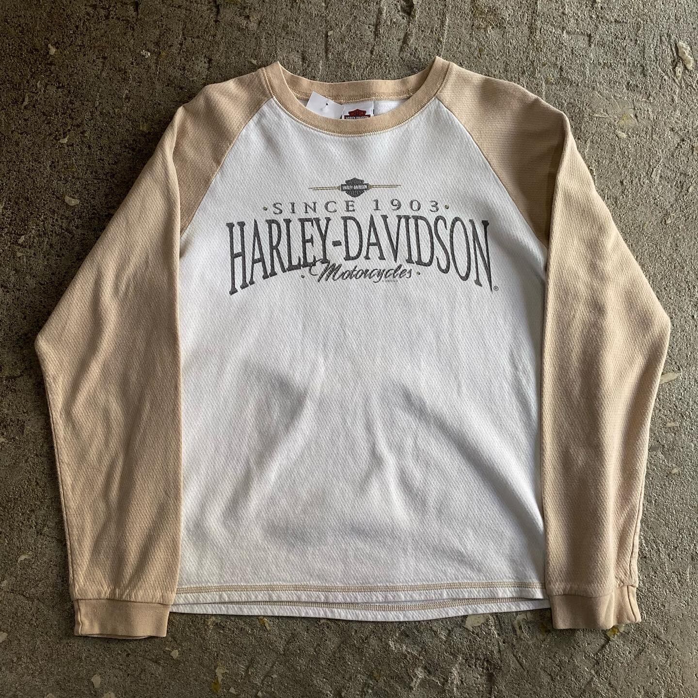 2005s HARLEY DAVIDSON raglan L/S T-shirt【仙台店】