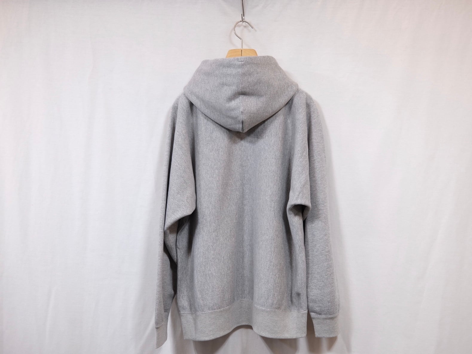 Men's BATONER”TWISTLESS YARN LOOPWHEEL PULL PARKER GRAY” | Lapel