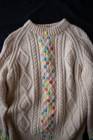 Moderate original hand stitched reworked sweater