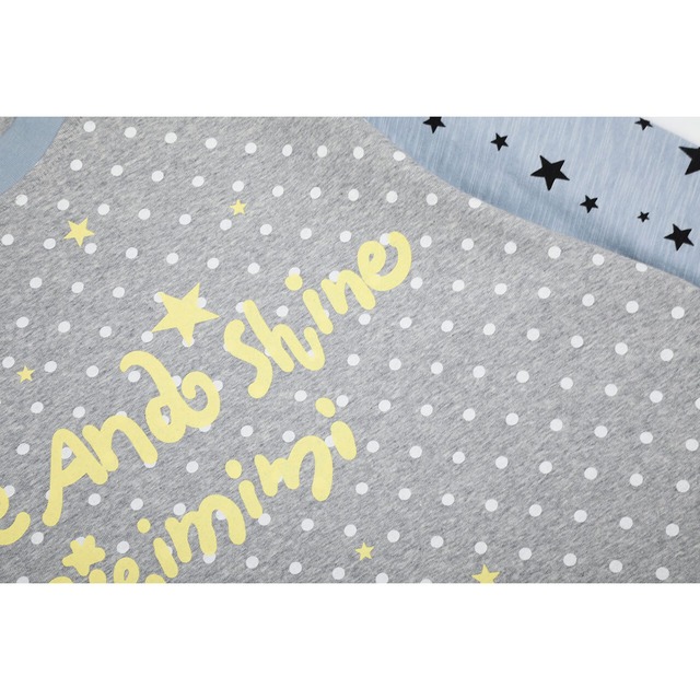 スタースリーブドットロゴロングスリーブTシャツ 2col   R02839