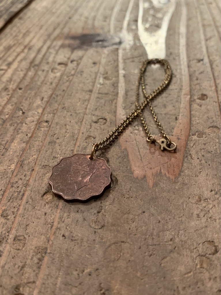 1960~70's Euro Coin Top Necklace