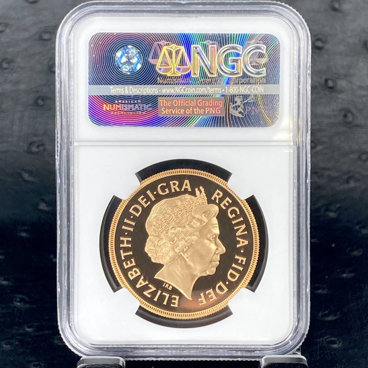 1993  エリザベス女王即位40周年 £5 プルーフ銀貨 NGC PF69UC