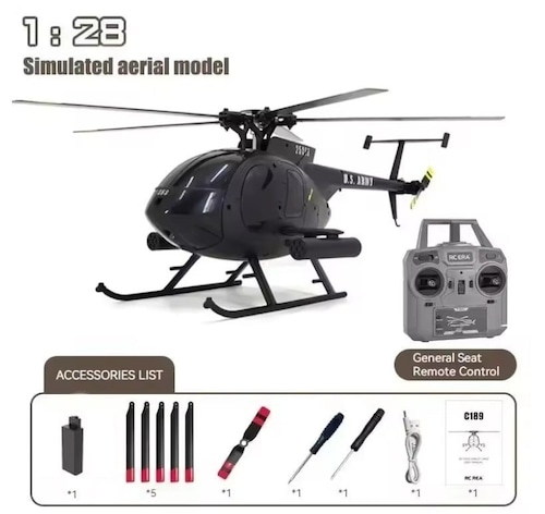 セール特価3％割引◆C189 MD500 カラー（ブラック ）RTF技適マーク付 高度保持気圧及びオプティカルフローポジショニング機能付