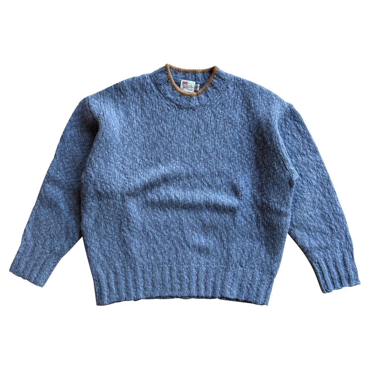 ❝UNISEX❞Cruneck Pull Over-Blue〖Traditionalweatherwear〗ユニセックス クリューネックプルオーバー トラディショナルウェザーウエア