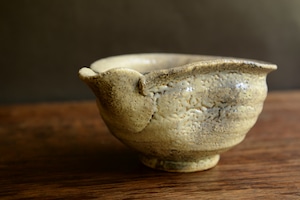 熊谷雅博作陶　かいらぎ片口鉢（13.5×18.5　H9）
