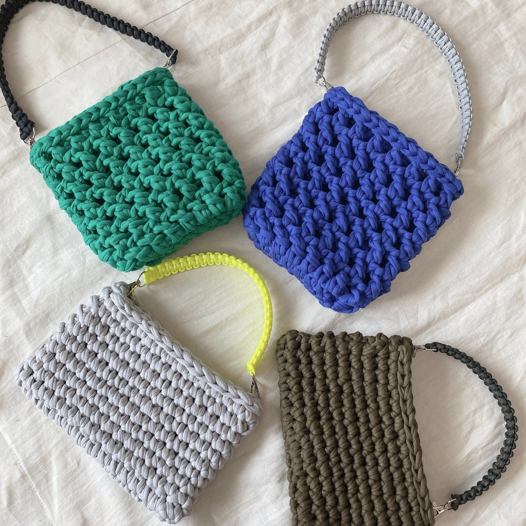 Crochet bag ※ハンドル部分（パラコードストラップ）は別売りです | nuuamu