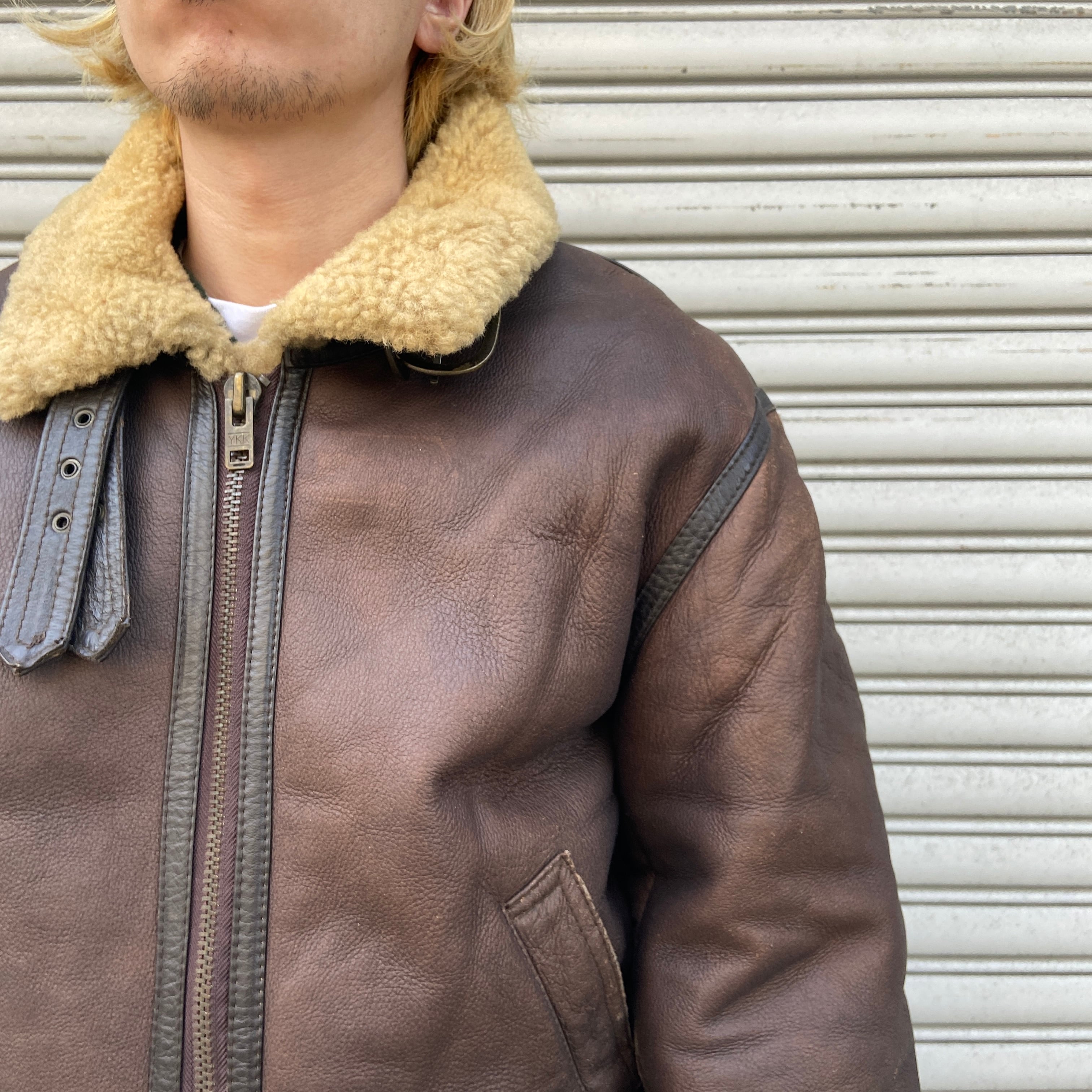 美品 ハーレーダビッドソン B-3 フライトジャケット 42号 XL ムートン