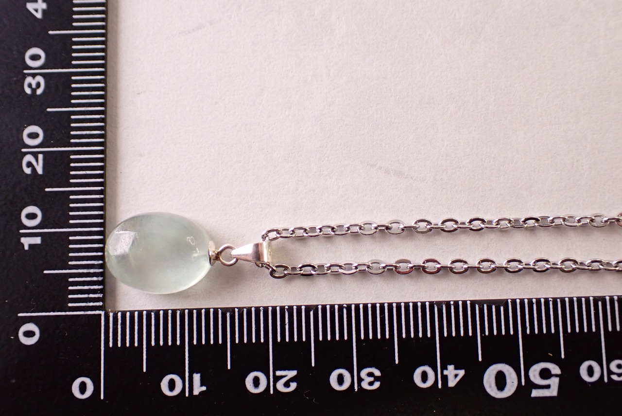 SV925 アクアマリンネックレス　[D3-34]