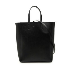 セリーヌ バーティカル カバ スモール ハンドバッグ ショルダーバッグ 2WAY 189813 ブラック レザー レディース CELINE 【中古】