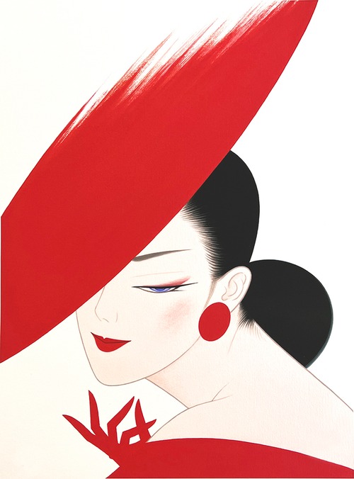 鶴田一郎　「Red flash 赤い閃光」