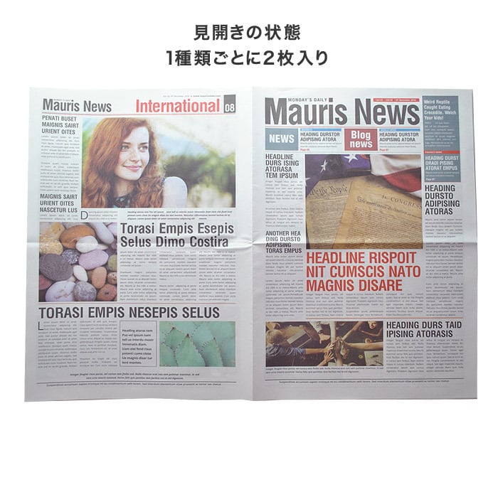 おしゃれ 英字新聞 4枚セット 撮影 背景シート 背景紙 撮影小物 写真撮影 物撮り ラッピング用紙 ナチュラル雑貨リリアンナ
