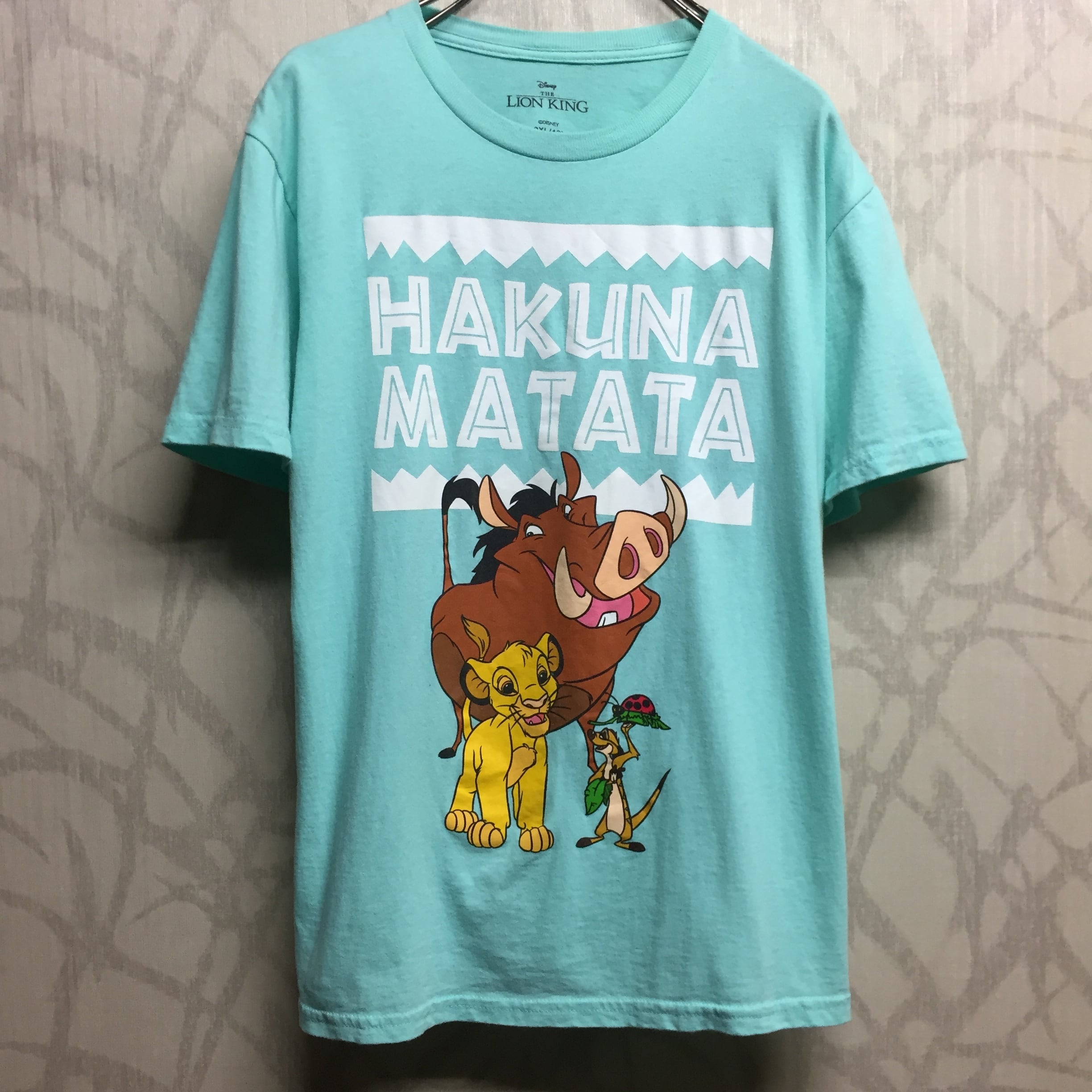 ディズニー Tシャツ ライオンキング ハクナマタタ バックプリント