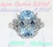 【SOLD OUT】アクワマリン　ダイヤモンドリング　2.03ct　0.07ct　プラチナ　～【Good Condition】Aquamarine diamond ring 2.03ct 0.07ct platinum～