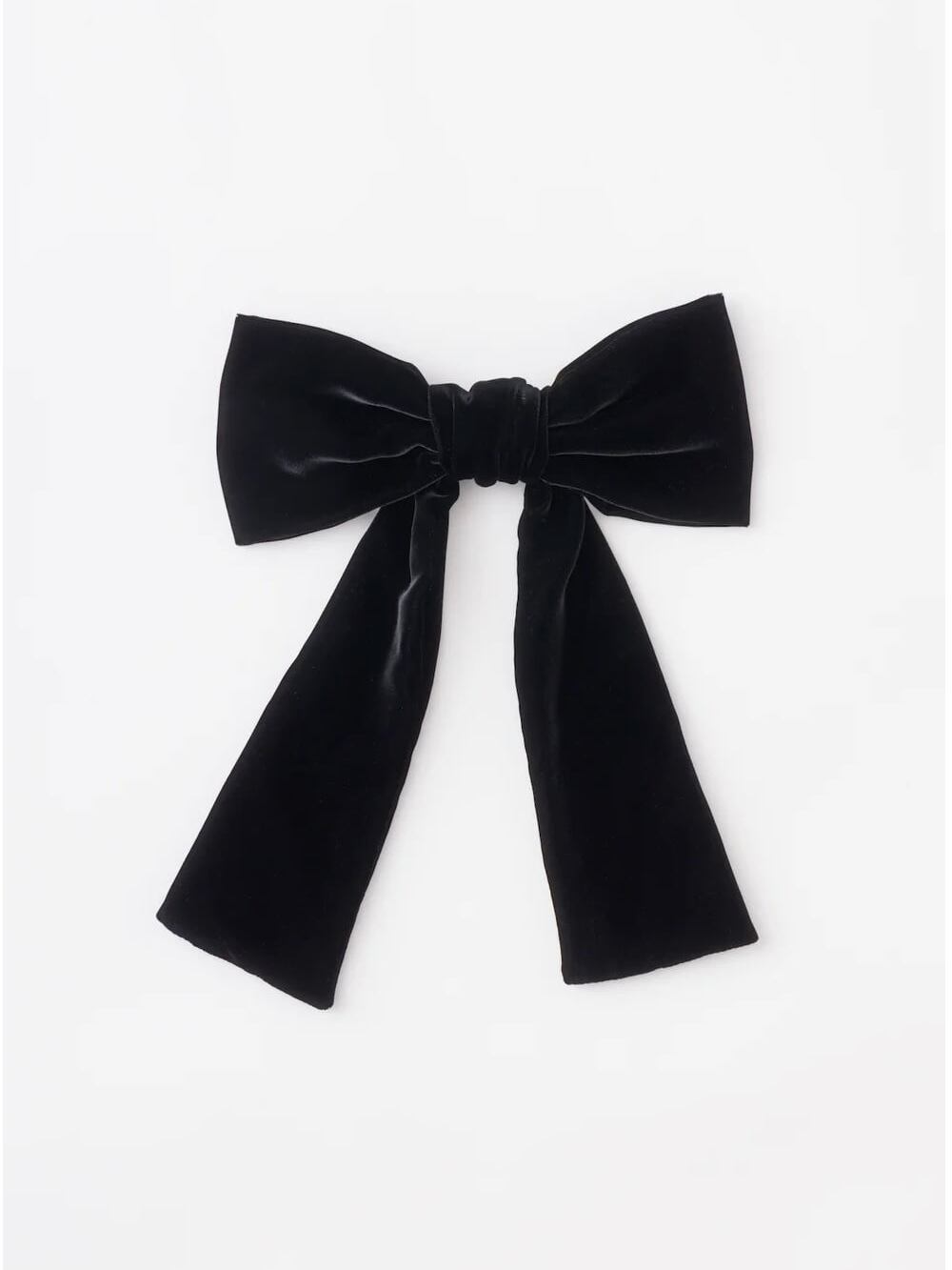 FETICO VELVET BOW HAIR CLIP AW24