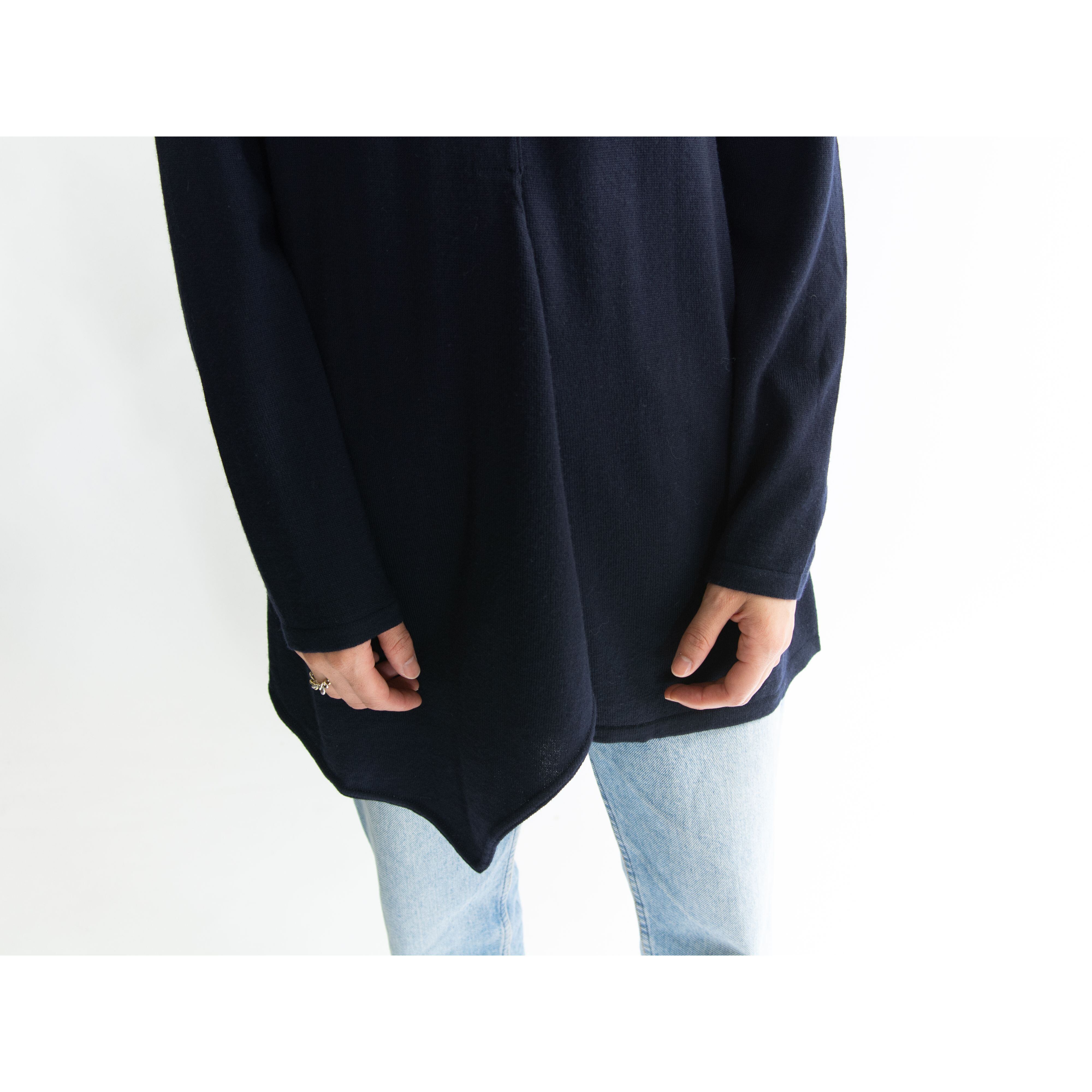 【Les Copains】Made in Italy wool knit pullover（レコパン イタリア製 ウールニットプルオーバー ）10d