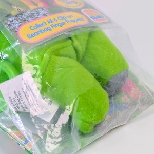 ☆DEADSTOCK / VINTAGE 1999☆【 Teletubbies ( テレタビーズ )】『 ディプシー 』 BURGER KING 限定ミールトイ カラビナぬいぐるみキーホルダー / プラッシュキーホルダー〚アメリカン雑貨 アメトイ〛