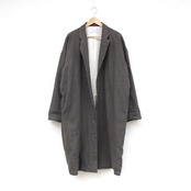 MUYA  Livery coat tailored collar Linen "lining"