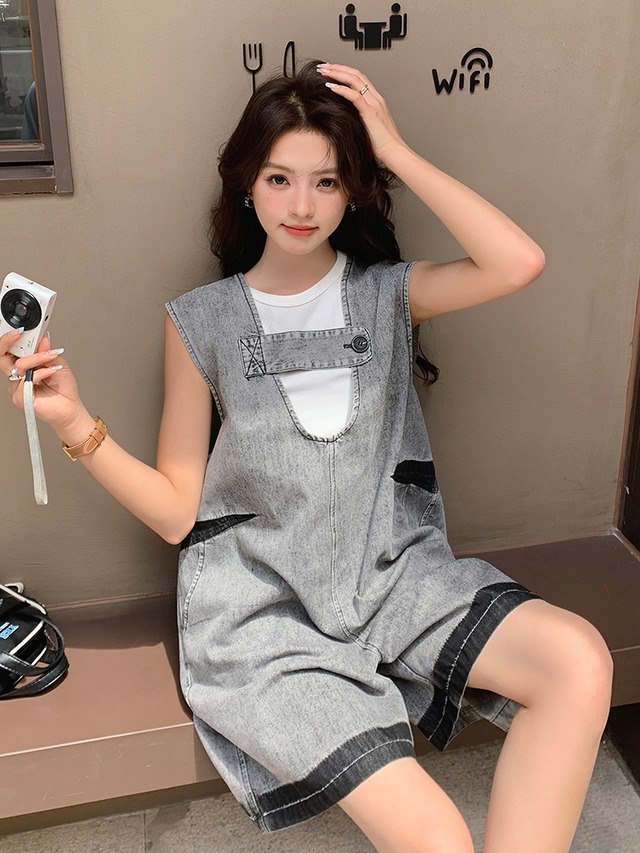 フロントベルトサロペット・オーバーオール