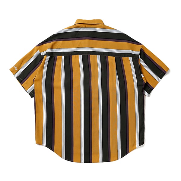 fourthirty】S/S STRIPE BIG SHIRT [ショートスリーブ ストライプ