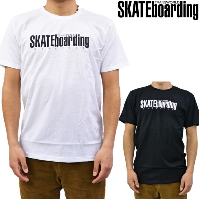 TRANSWORLD SKATEboarding MAGAZINE トランスワールド  tシャツ 半袖 スケート skateboarding CLASSIC MAG TEE S ホワイト