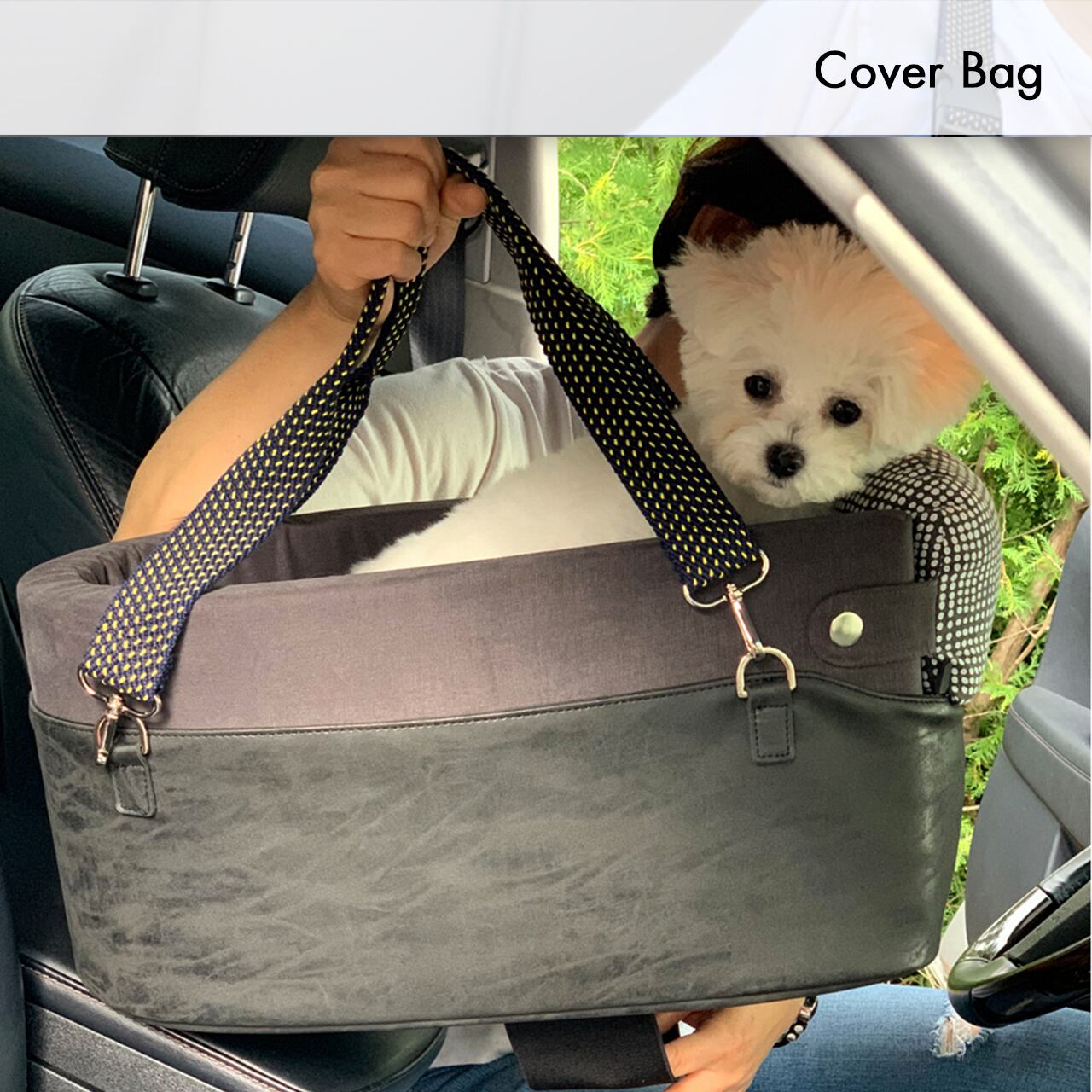 Console Box Dog Car Seat XL-Slim【Sunshine Emboss】/ Dugroo / 日本未入荷
