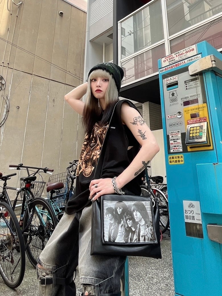 TZ killer】punk band print bag | OVERTURE WEB SHOP