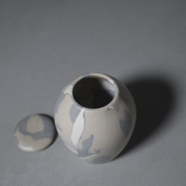 片山亜紀/積層モザイク 蓋器 (XAK004)