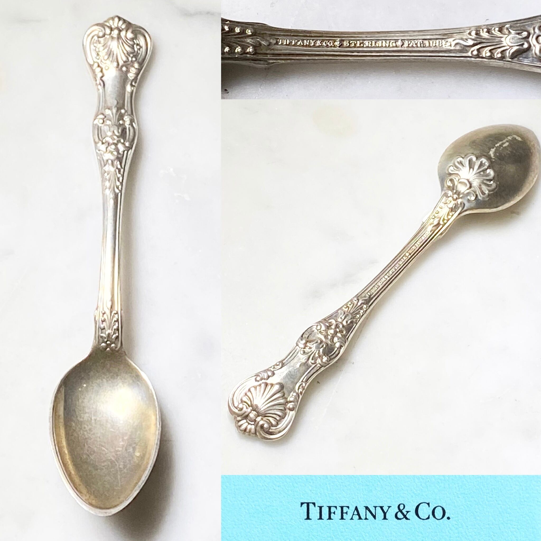 TIFFANY silver tea spoon pat.1885 “English King” | NOIR ONLINE TIFFANY silver tea spoon pat.1885 “English King” | NOIR ONLINE