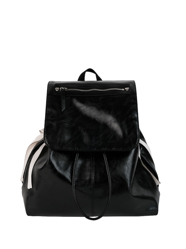 [OVUNI] CLASSIC BOW BACKPACK_BLACK 正規品 韓国ブランド 韓国通販 韓国代行 韓国ファッション オーブニ オブニー 日本 店舗