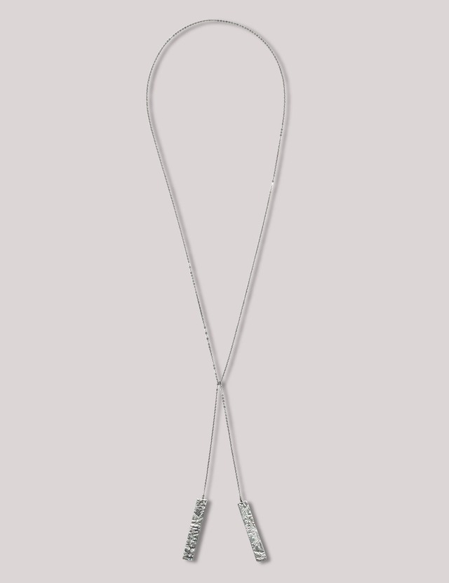 TIN BREATH ラリエット 8x50mm シルバー