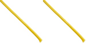 【努力特価】TRUSCO(トラスコ) カラー針金 小巻タイプ・20番手 黄 線径0.9mm TCWS09Y (× 2)