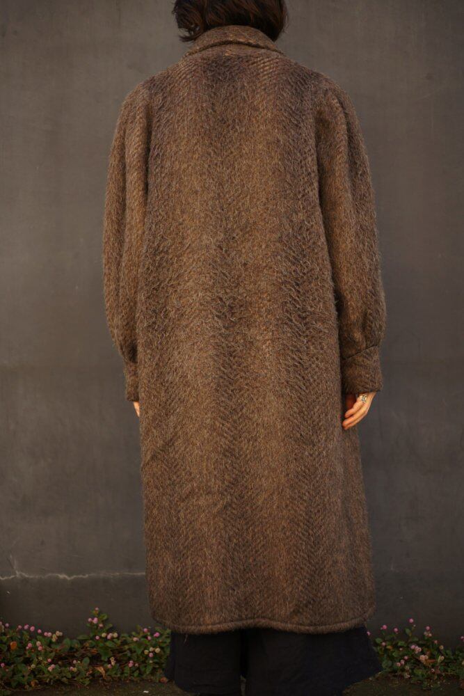 70s Mohair Coat England製 70s Mohair Coat England製