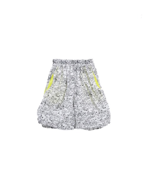 SALE★【solmu select】unica / many bearショートパンツ（ホワイト）