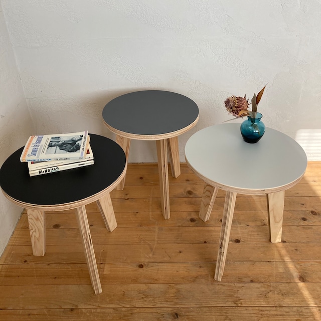 Original Round Side Table  [ MELAMINE ]