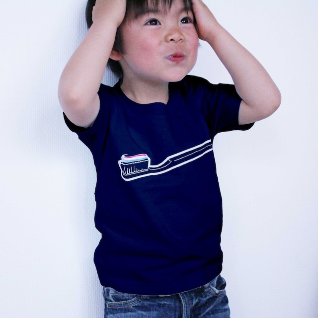 KIDS toothbrush Tシャツ（ネイビー）