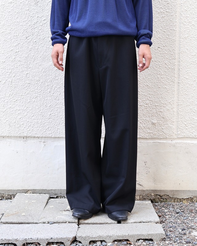 【Y's】hip design straight slacks