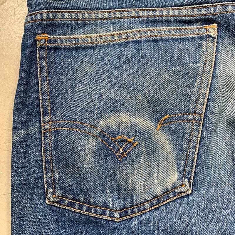 60's LEVI'S リーバイス 606 Big E テーパードデニムパンツ スーパースリム 刻印4 42TALON サイドダブルステッチ W32  USA製 希少 ヴィンテージ BA-1441 RM1810H | agito vintage powered by BASE